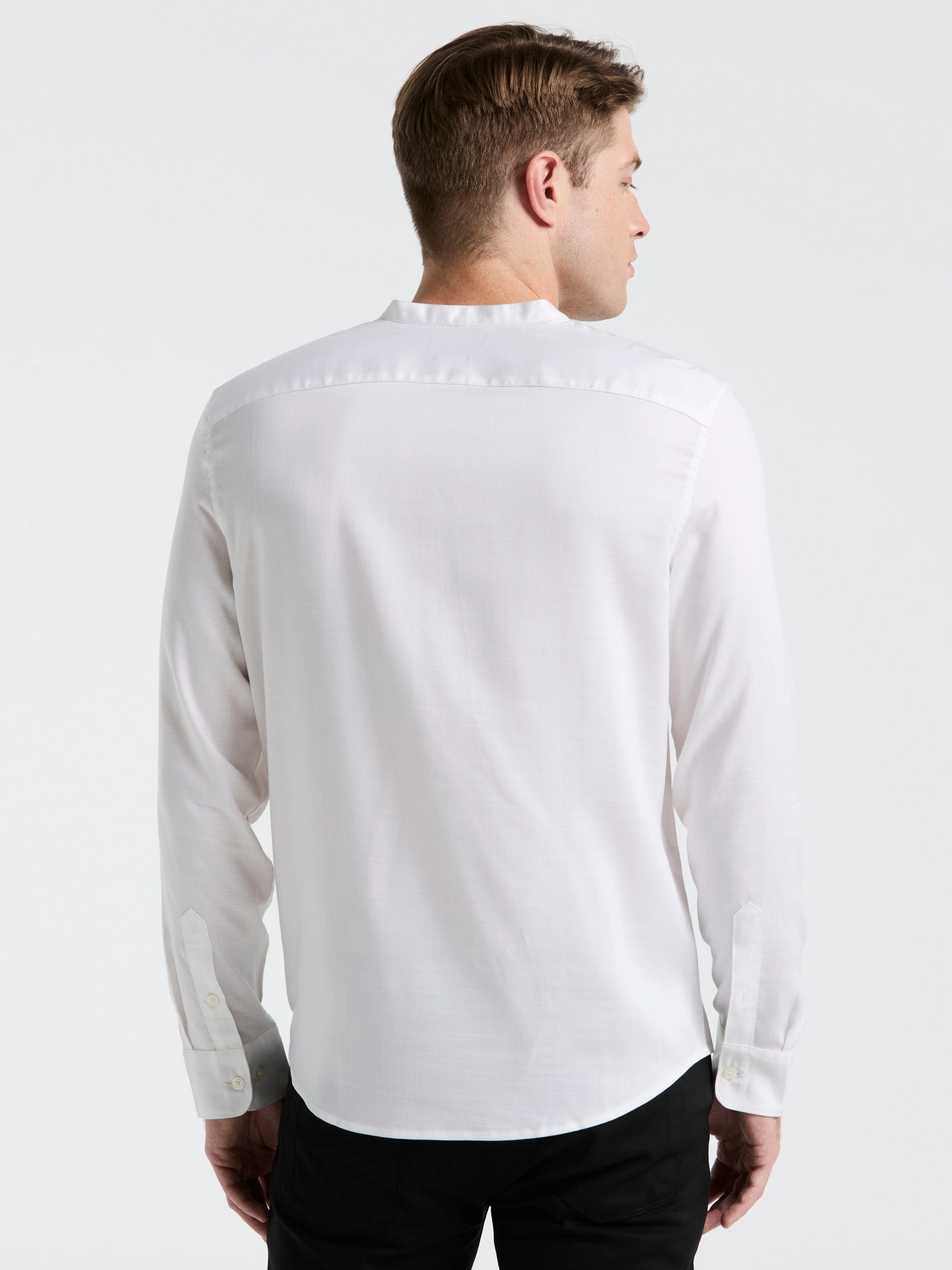 Banded Collar Shirt - Image 3