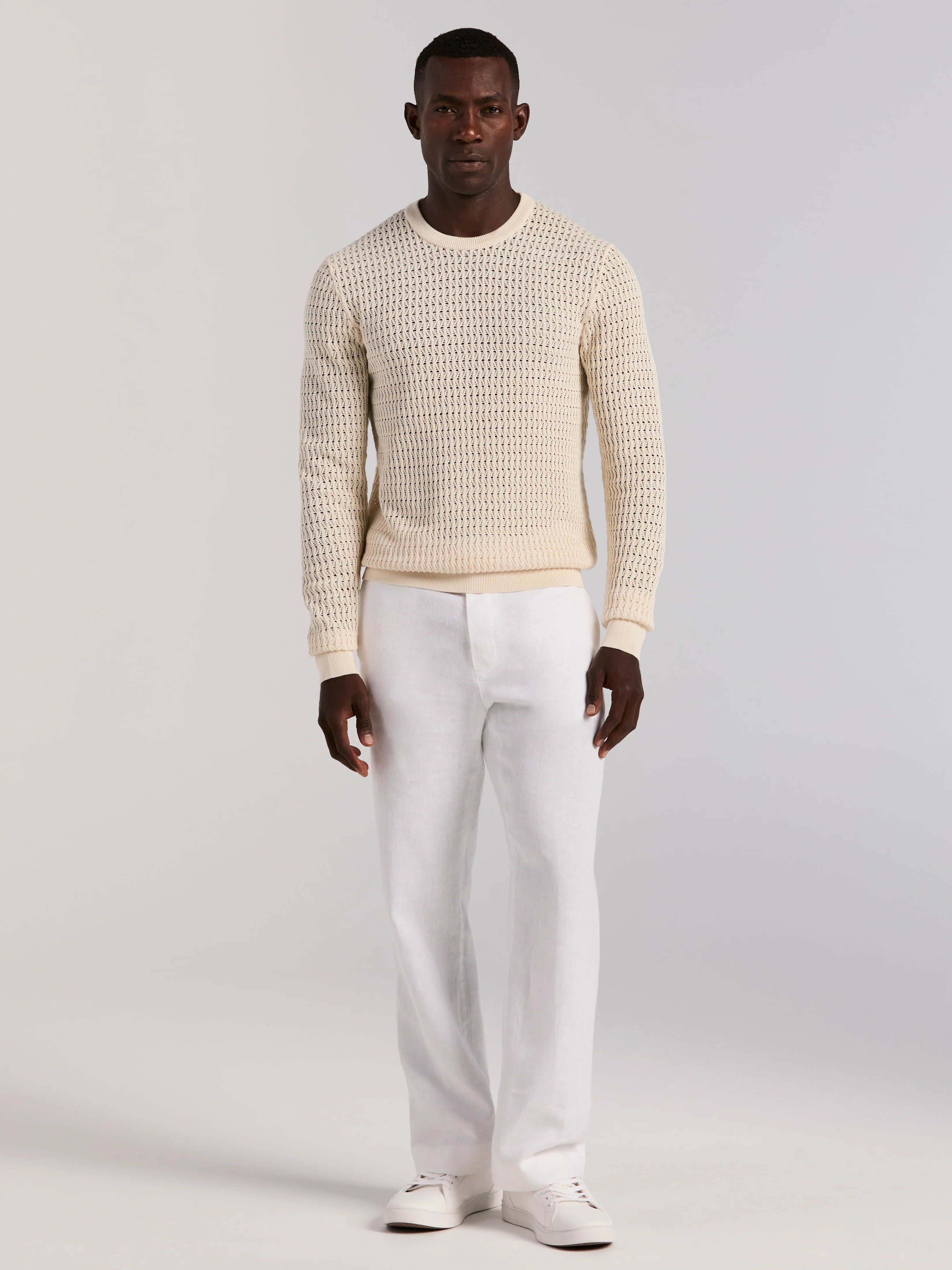 Cotton Crew Neck Sweater - Image 4