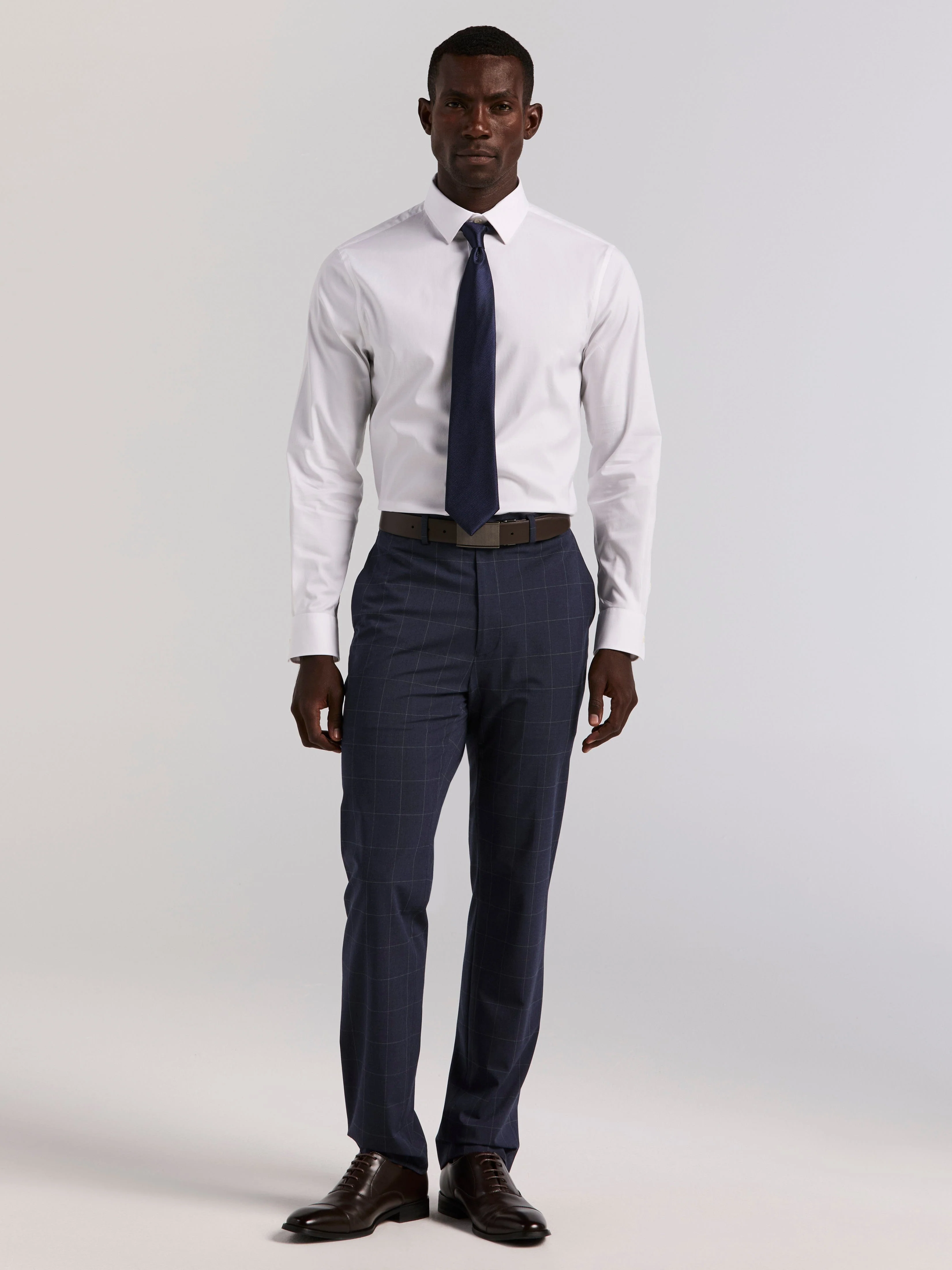 Cotton Blend Slim Fit Dress Shirt - Image 14