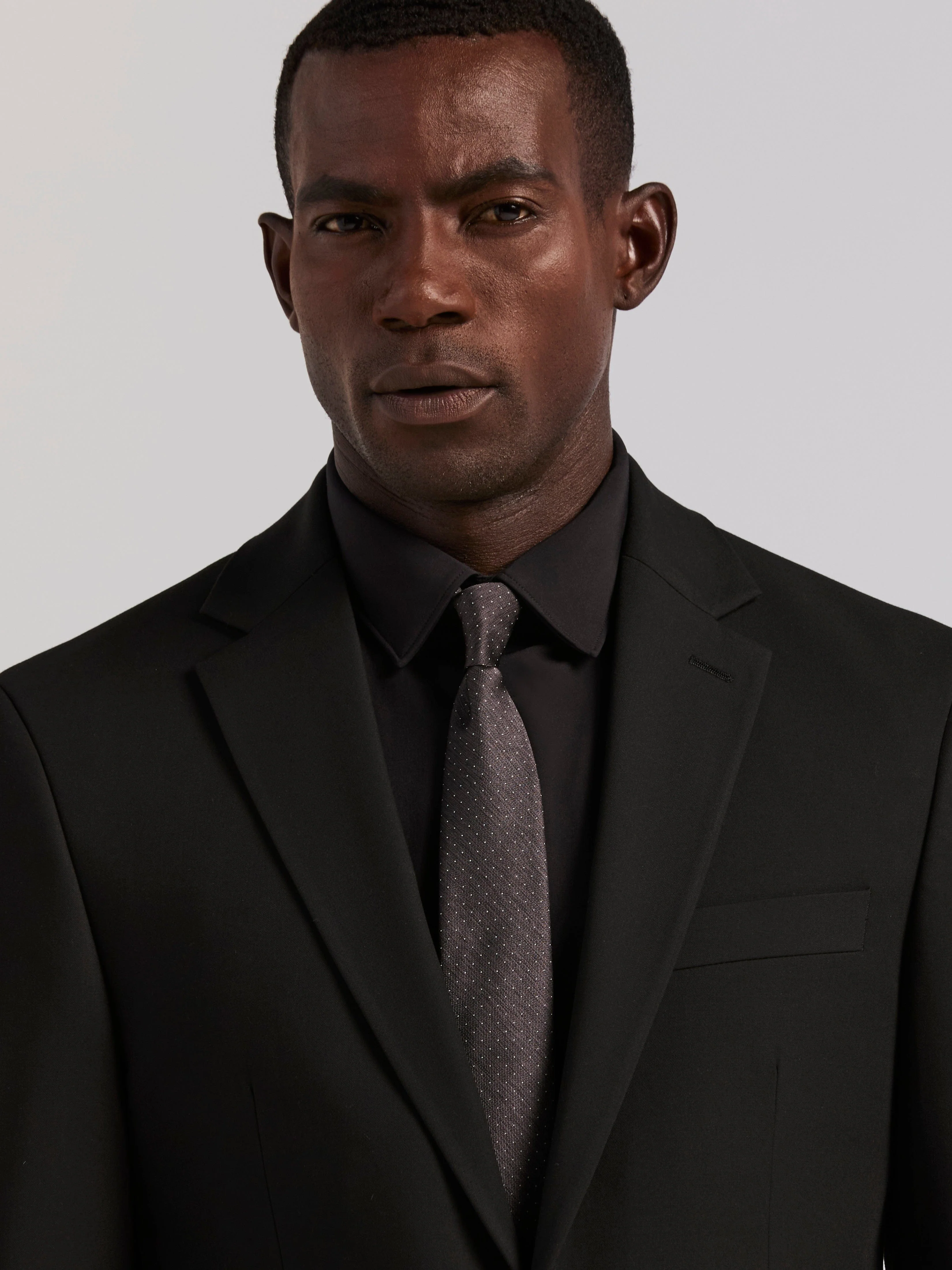 Slim Fit Gabardine Suit Jacket - Image 3