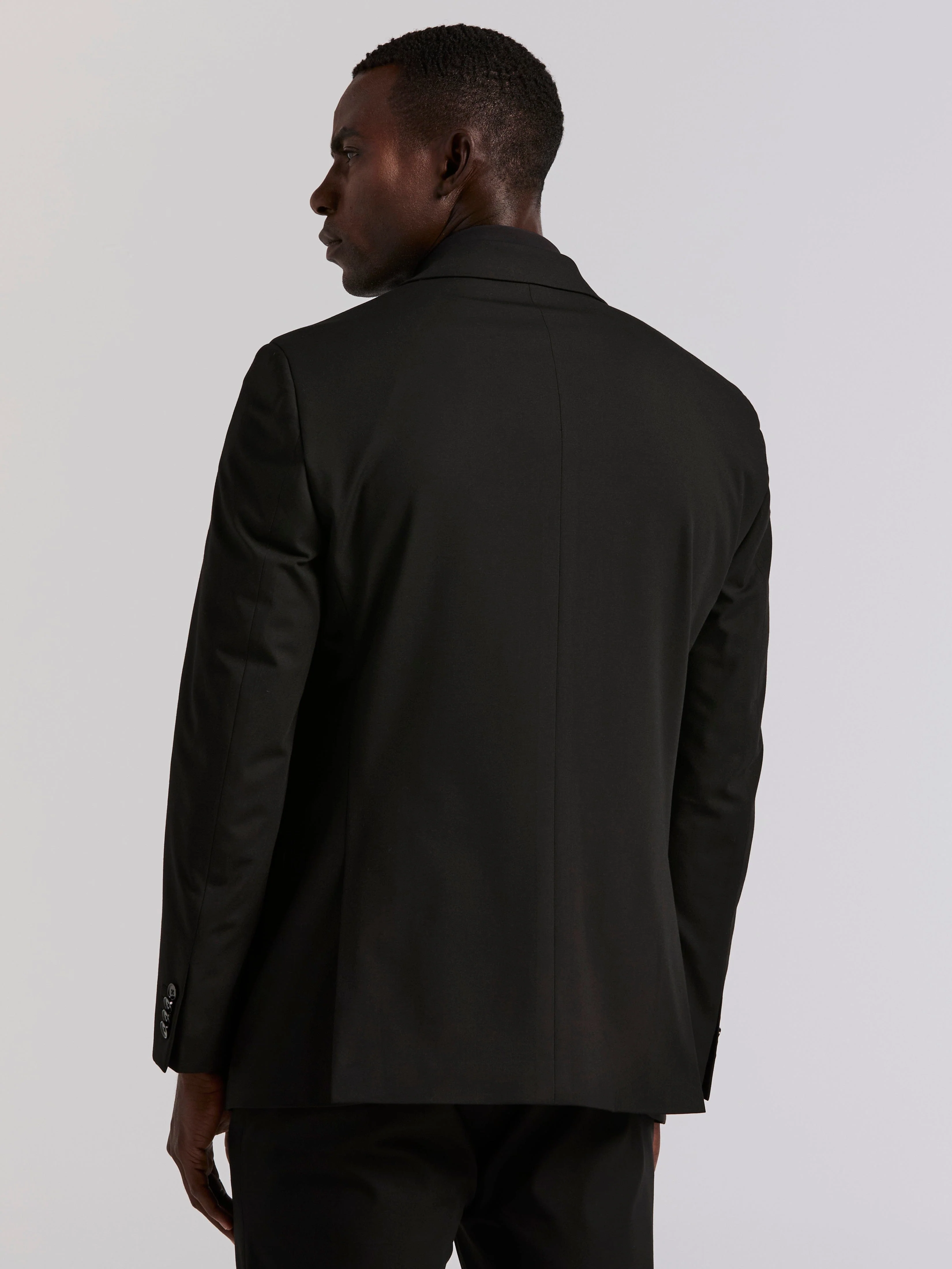 Slim Fit Gabardine Suit Jacket - Image 5