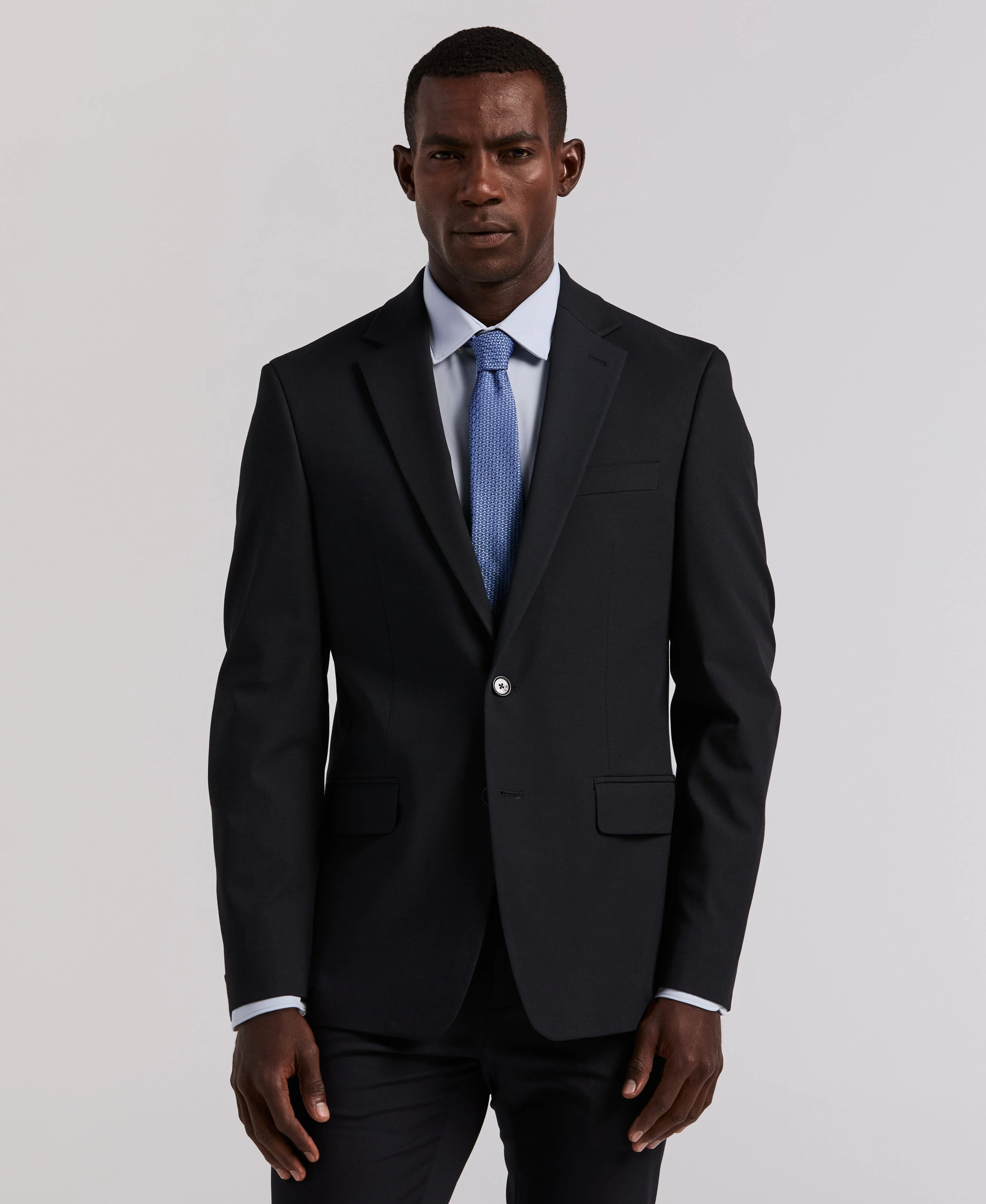 Slim Fit Gabardine Suit Jacket - Image 10