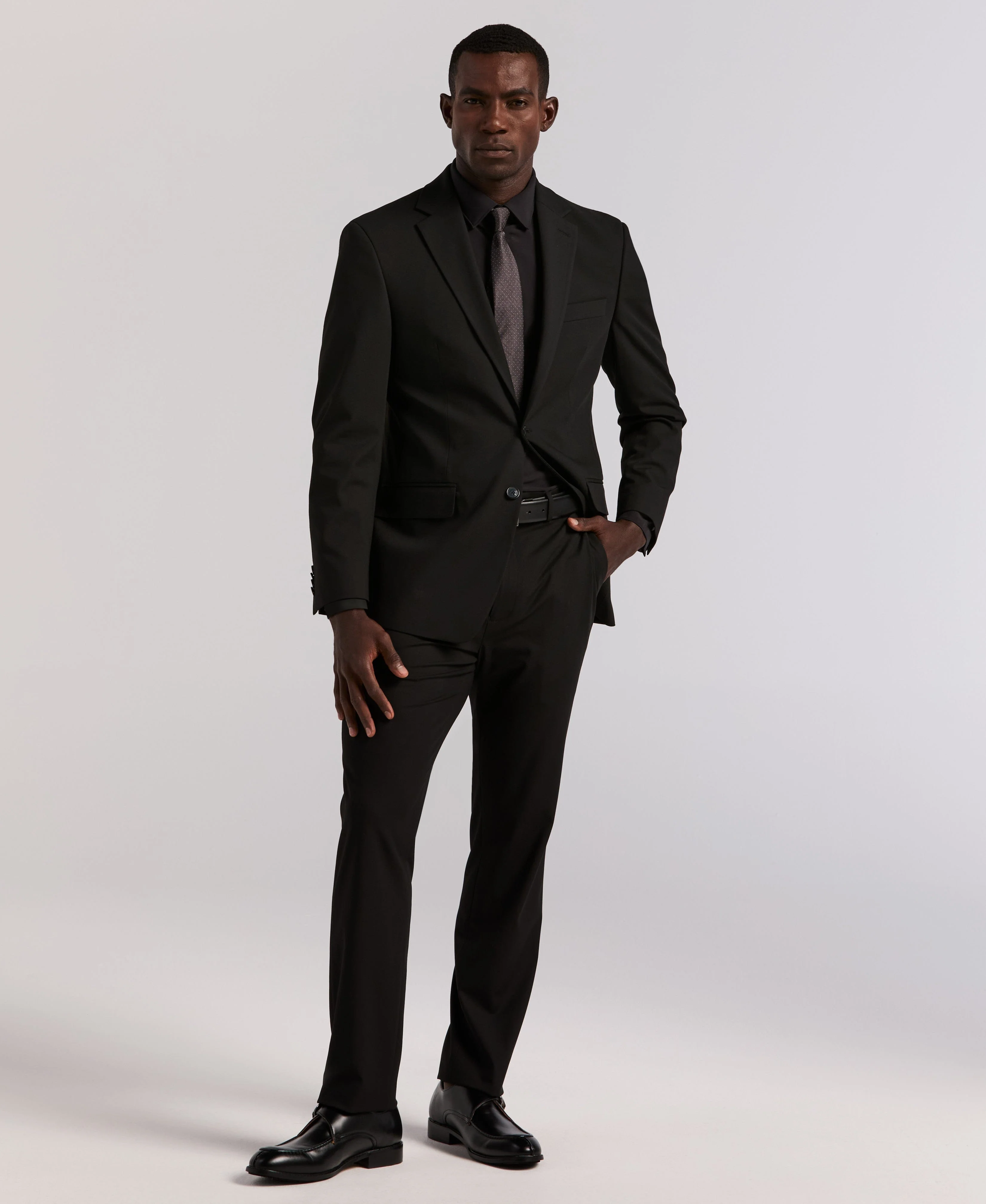 Slim Fit Gabardine Suit Pant - Image 4