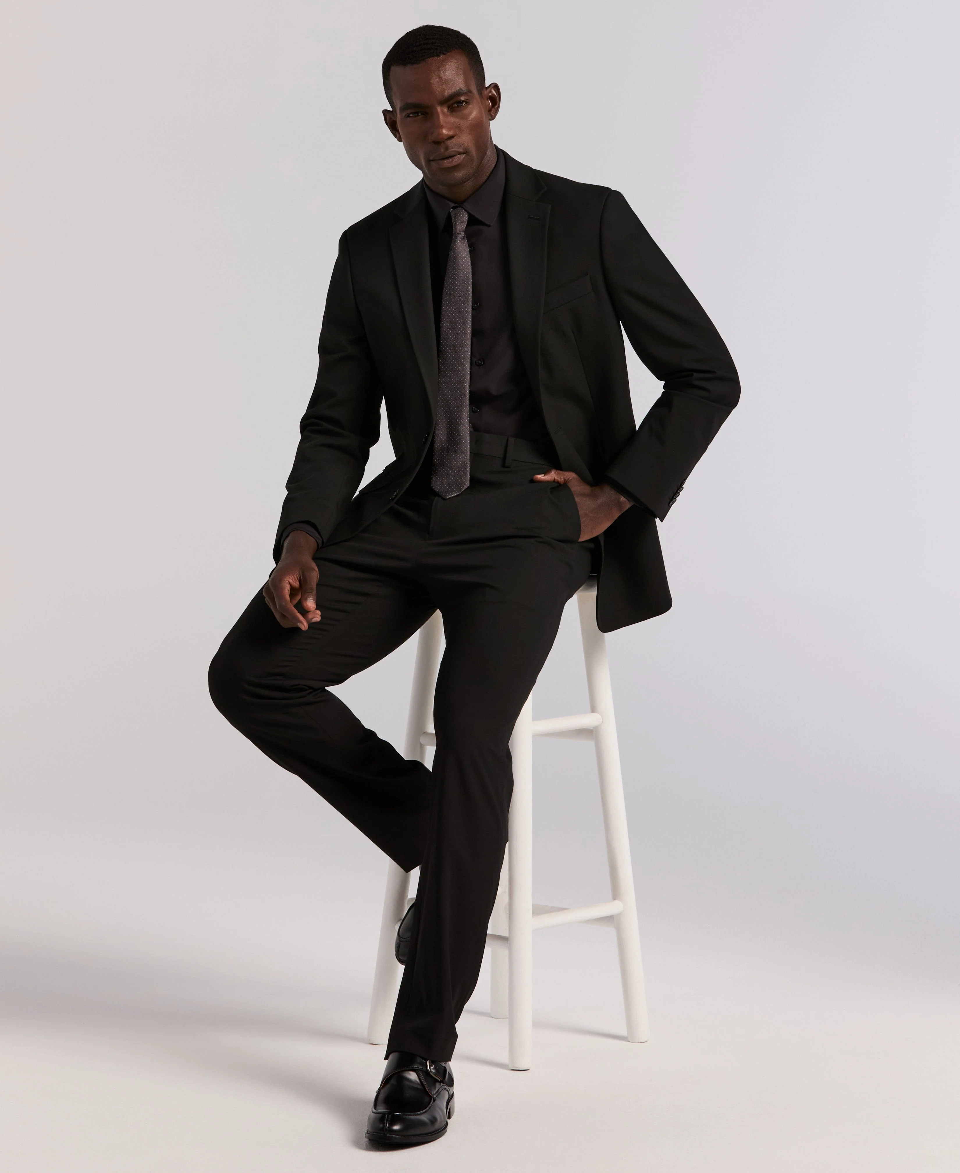 Slim Fit Gabardine Suit Pant - Image 5