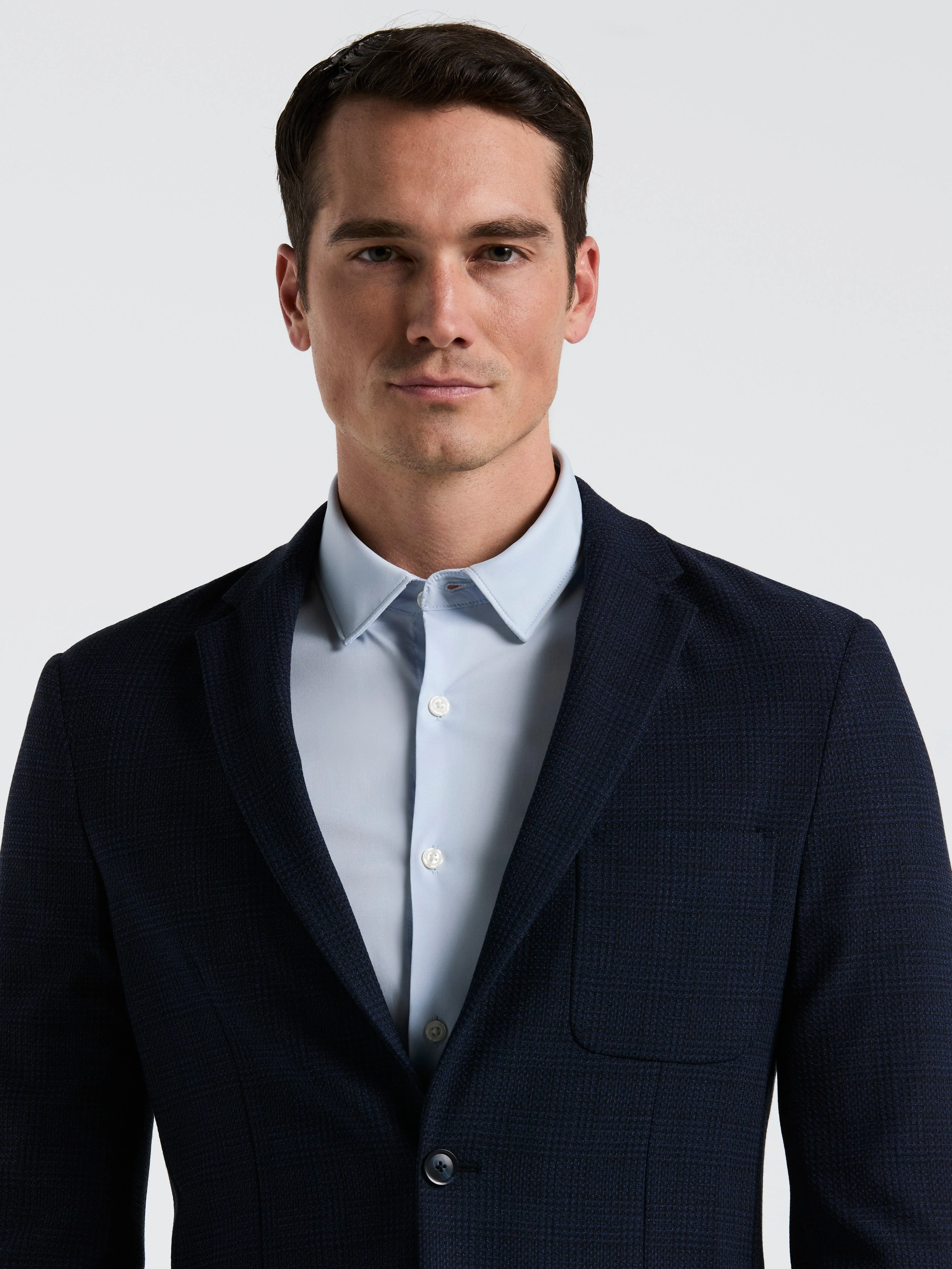 Slim Fit Textured Plaid Sportcoat - Image 3