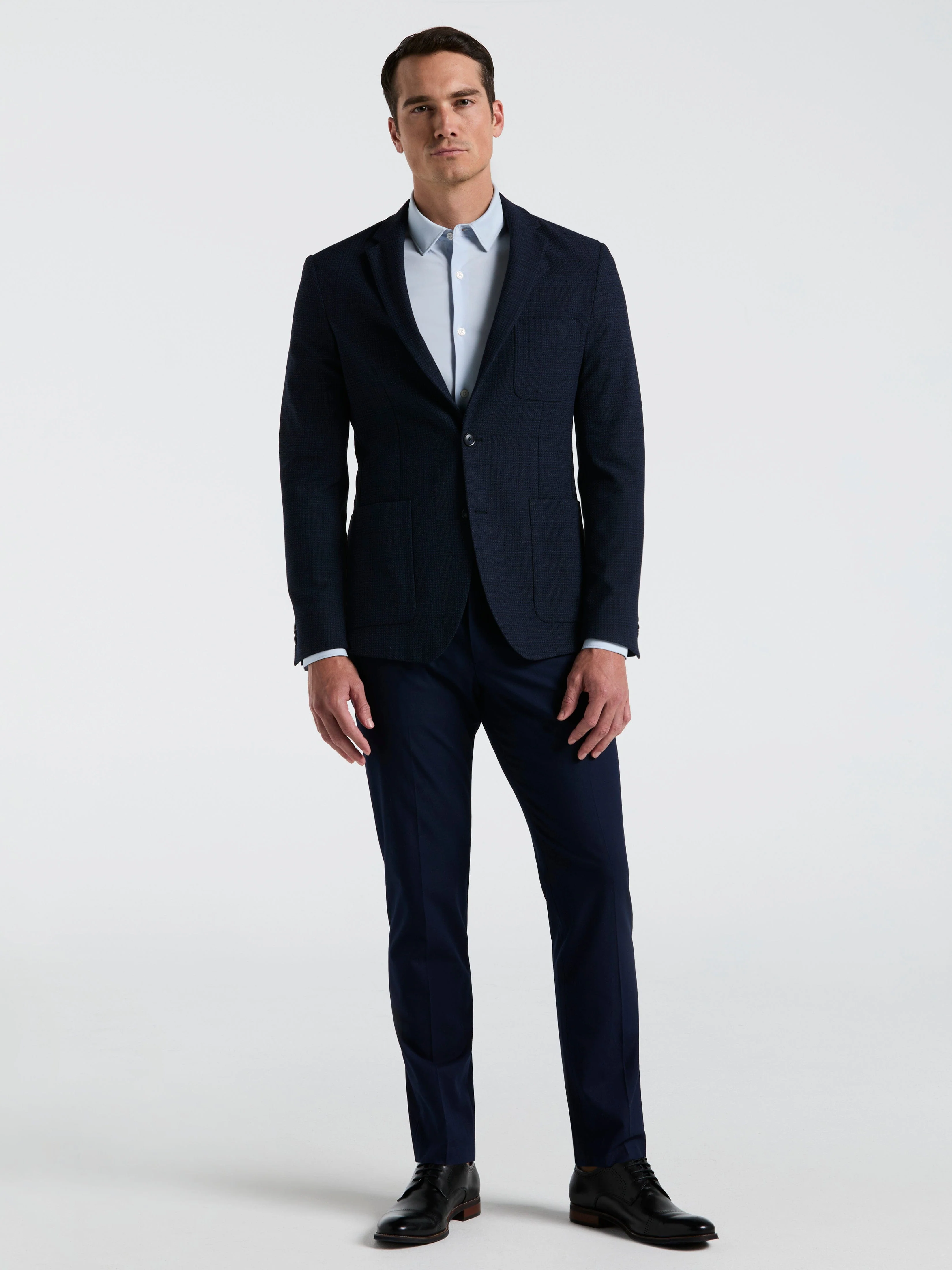 Slim Fit Textured Plaid Sportcoat - Image 4