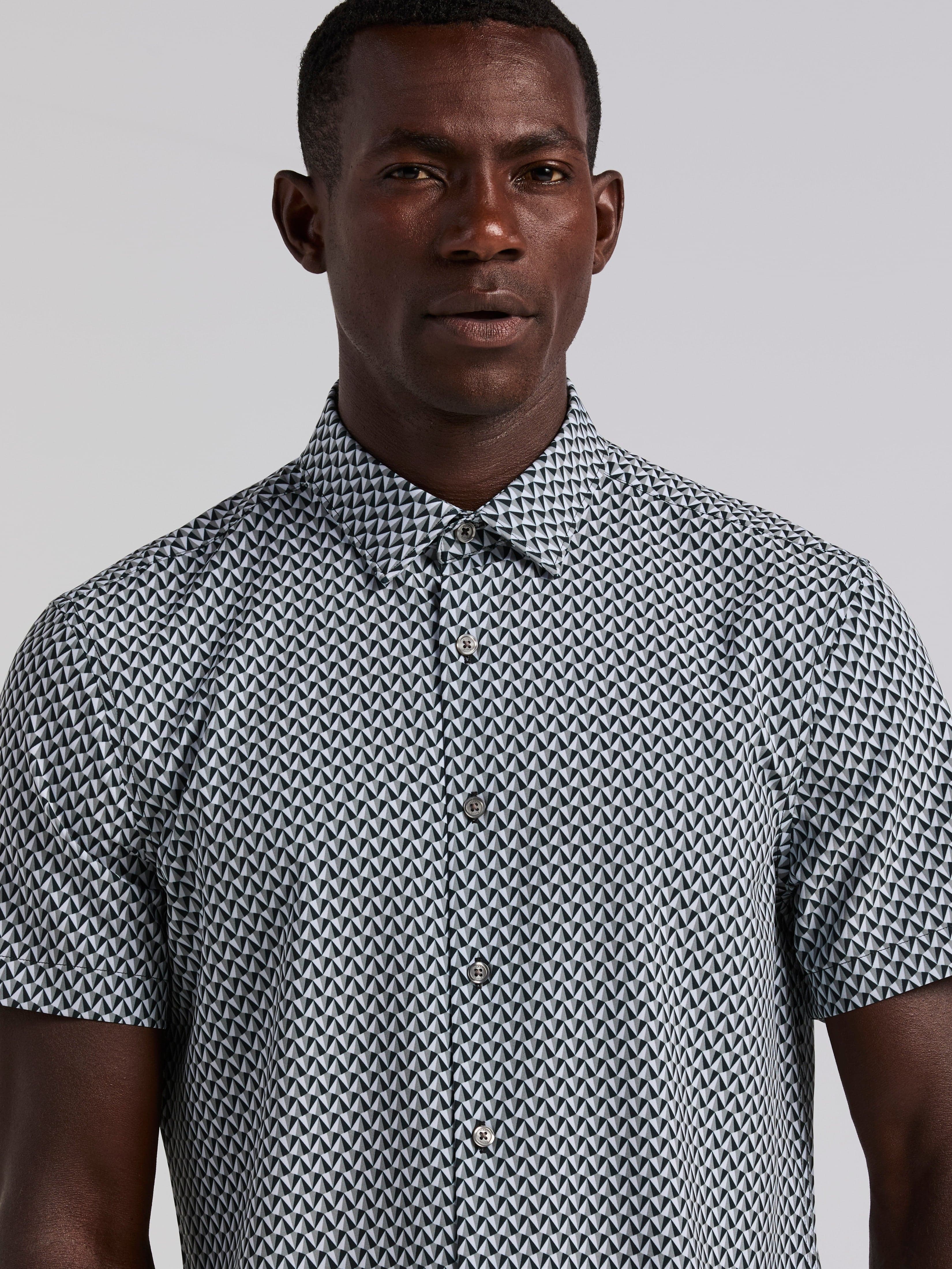 Triangle Geo Print Shirt - Image 4